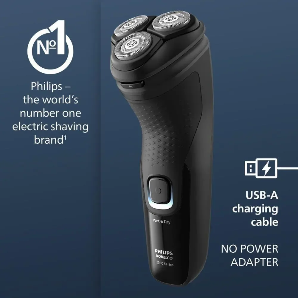 NWOB Philips Norelco Shaver 2400 Series, Wet and Dry Electric Shaver, Pop-up